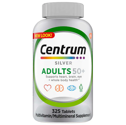 Centrum Silver Adults 50+ Multivitamin, 325 Tablets